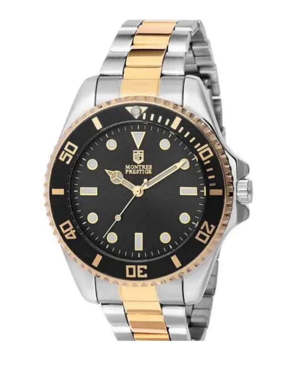 Invicta Montres Preatige Men’s Two-Tone Black Dial Diver Watch